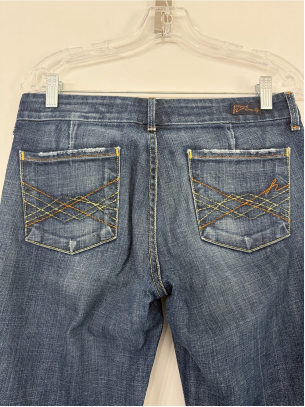 Citizens of Humanity Women’s 29 Kate Low Waist Full Leg Stretch flare jeans dark - Picture 10 of 13